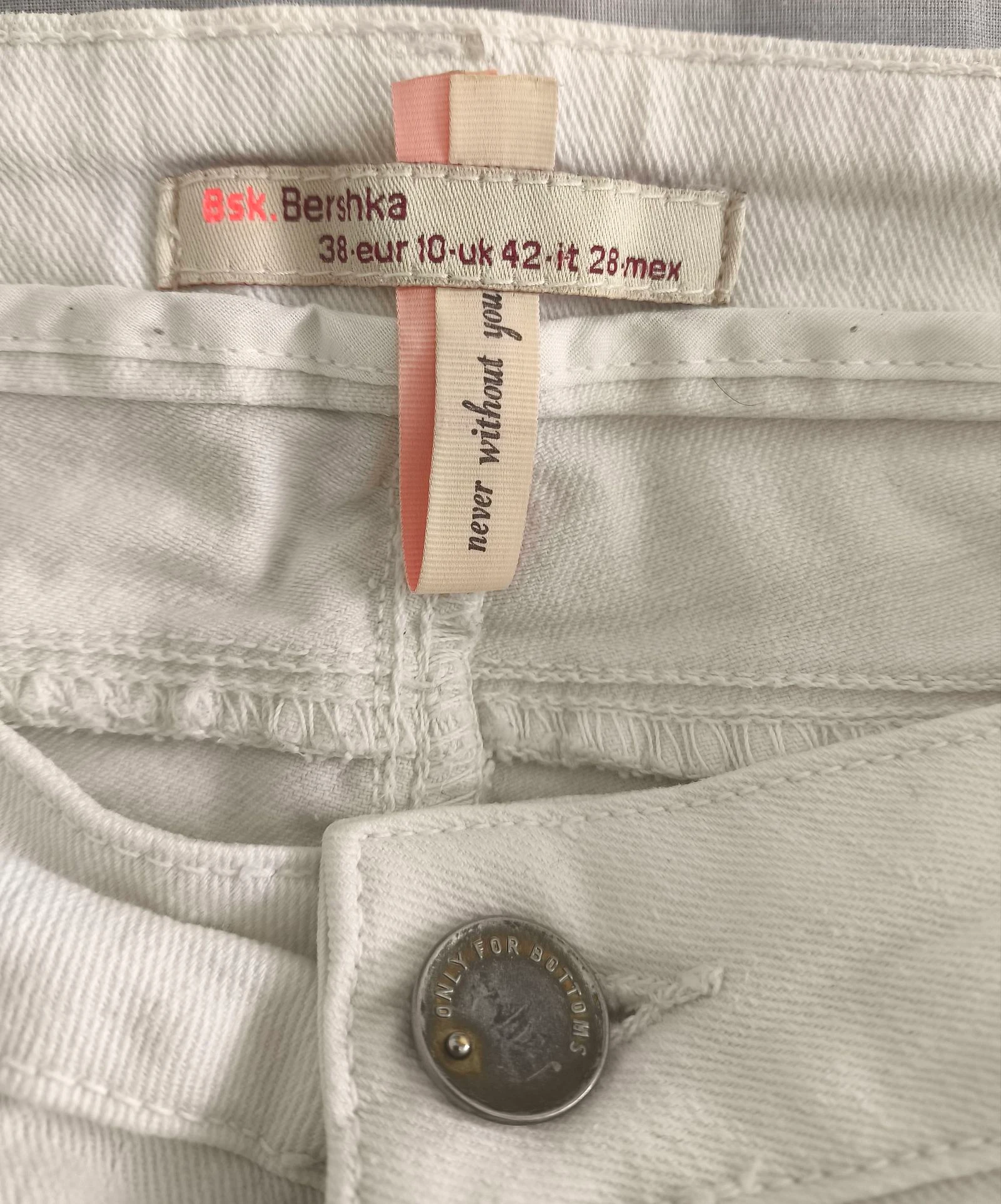 Witte jeansshorts – photo 6